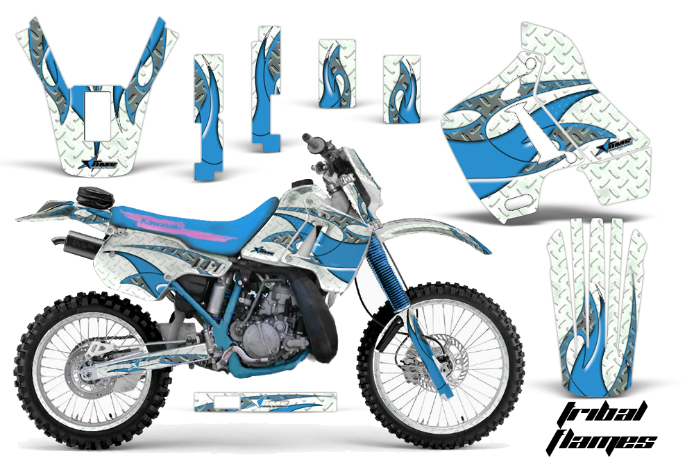 Kawasaki KDX 200 89-94 NP Graphic Kit TF BLW NPs